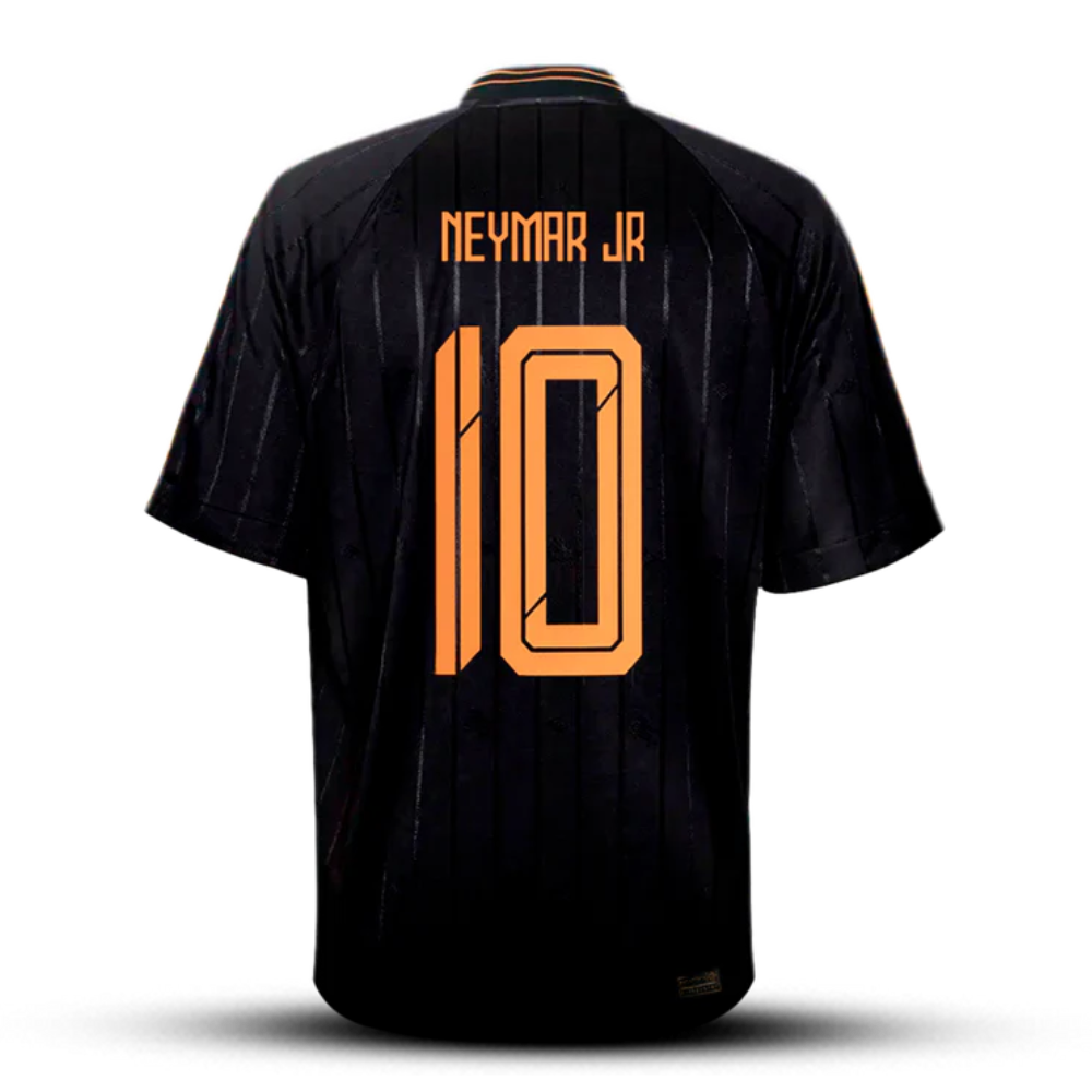 Camisa Santos Charlie Brown (NEYMAR JR - 10) 24/25 - Torcedor Masculina - Preto